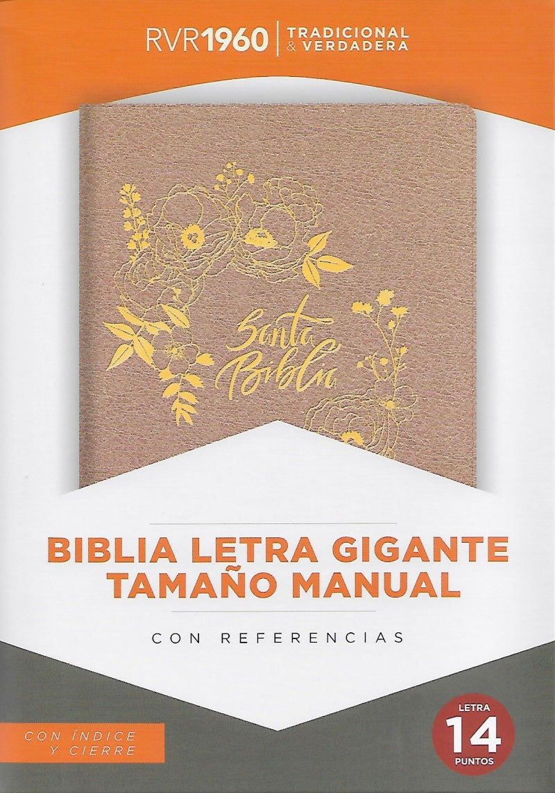 Biblia letra gigante tamaño manual — disponible en La Librería del Evangelio