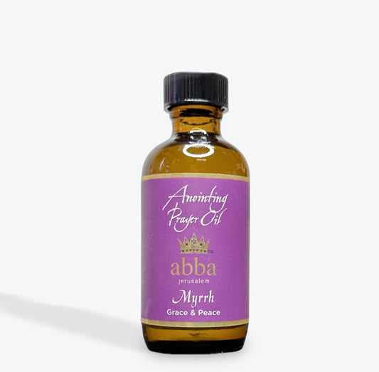 Abba Oil MYRRH 2oz — available at The Gospel Bookstore