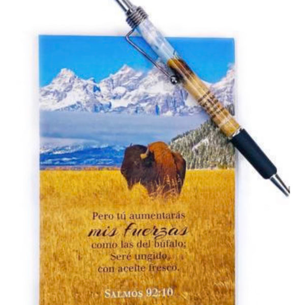 Libreta y boligrafo