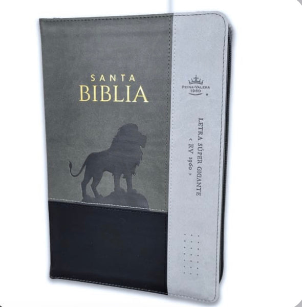 Santa Biblia Reina Valera 1960 Letra Supergigante con zipper