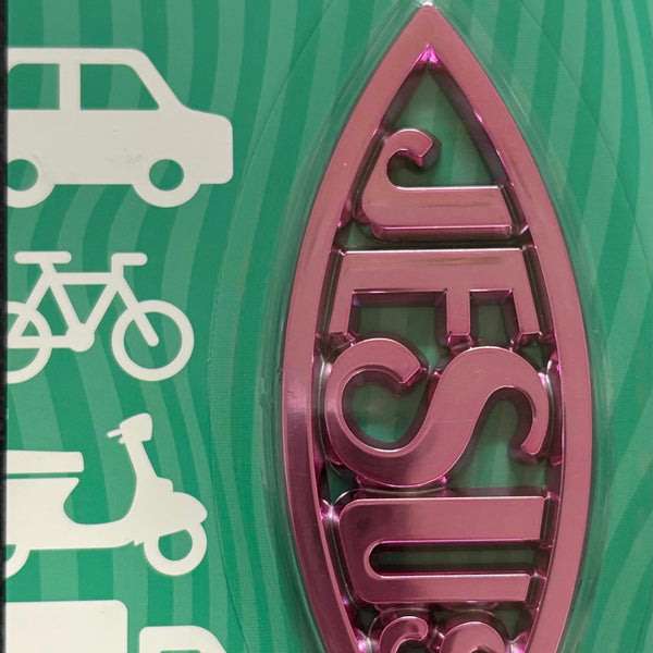 Emblema para el automovil (rosa)