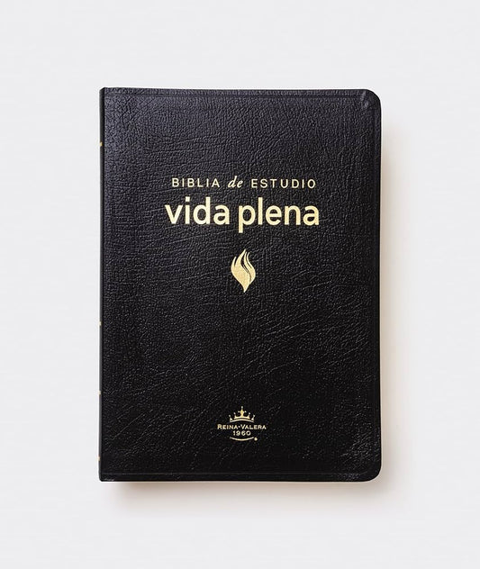 Biblia de Estudio Vida Plena Reina Valera 1960 con indice