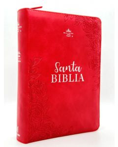 Santa Biblia Reina Valera 1960 tamaño portatil, con cierre, indice y canto plateado