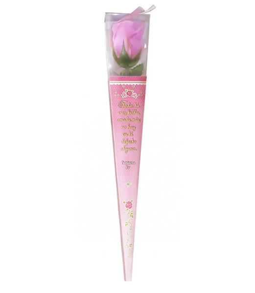Rosa de Jabón con  versículos Bíblicos