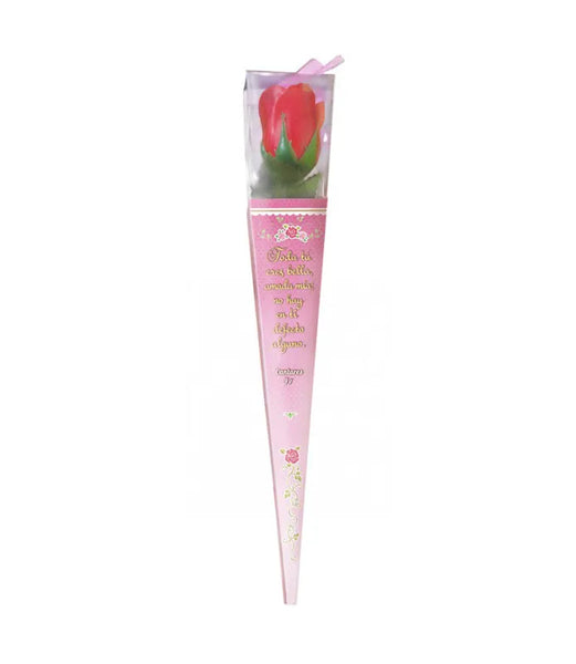 Rosas de Jabon con versículos bíblicos