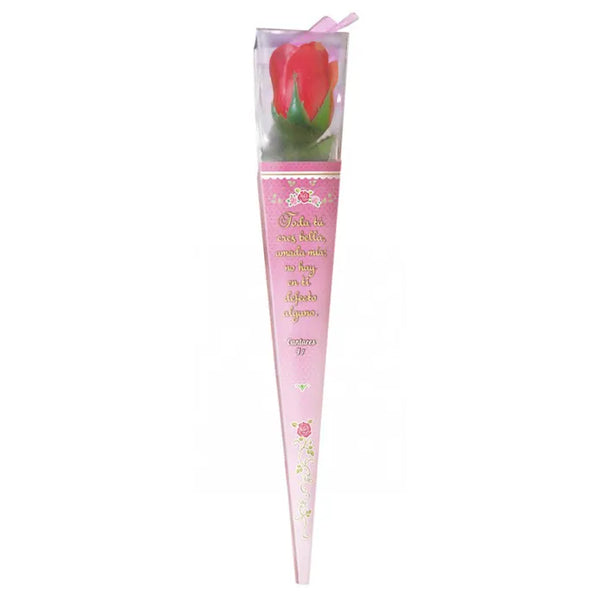 Rosas de Jabon con versículos bíblicos