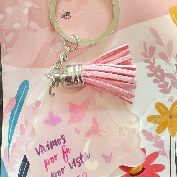 Llavero Vivimos por Fe no por Vista