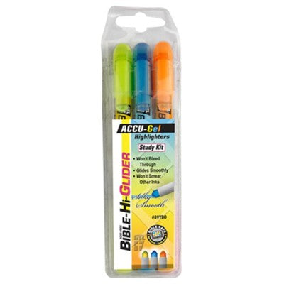 Accu-Gel Highlighters — available at The Gospel Bookstore