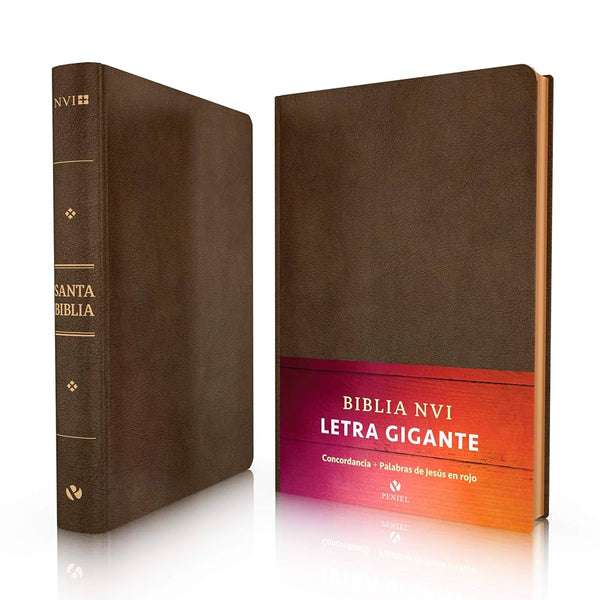 Biblia NVI Letra Gigante con Concordancia y Palabras de Jesús en rojo