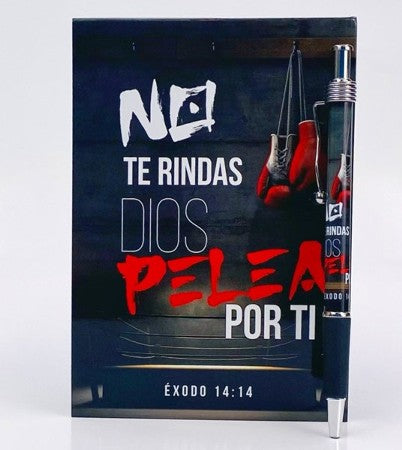 Libreta + Bolígrafo Éxodo 14:14 — disponible en La Librería del Evangelio