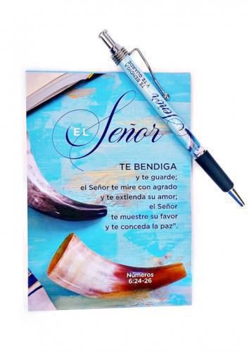 Libreta + Bolígrafo Números 6:24-26 — disponible en La Librería del Evangelio