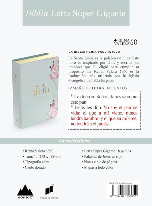 Santa Biblia Reina Valera 1960 Letra Supergigante — imagen 2, La Librería del Evangelio