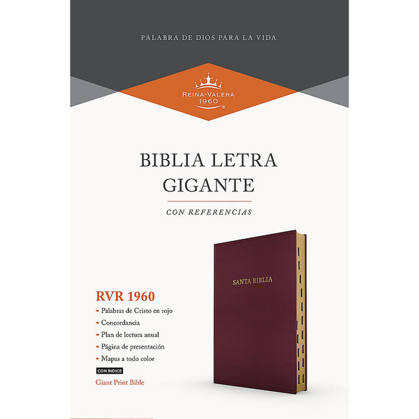 Biblia letra gigante con referencia