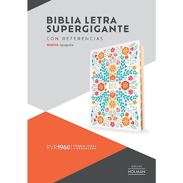 Biblia Letra Supergigante Reina Valera 1960 con Referencias