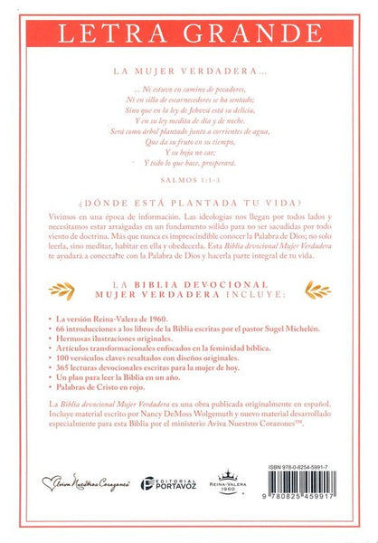Biblia devocional mujer verdadera