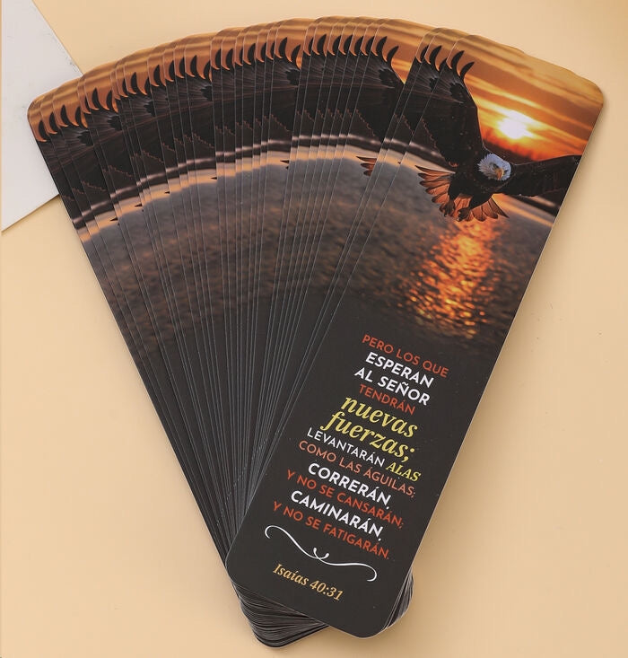 30 Separadores para Biblia Isaias 40:31 — disponible en La Librería del Evangelio