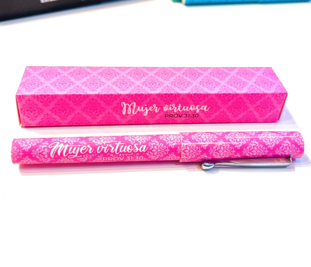 Pluma Mujer Virtuosa — available at The Gospel Bookstore