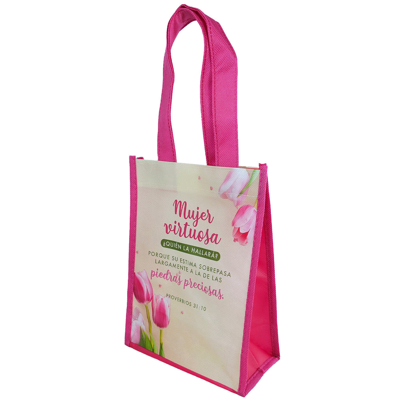 Bolsa Tote pequeña Mujer Virtuosa — disponible en La Librería del Evangelio