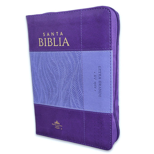 Santa Biblia Reina Valera 1960 compacta con zipper letra grande — disponible en La Librería del Evangelio