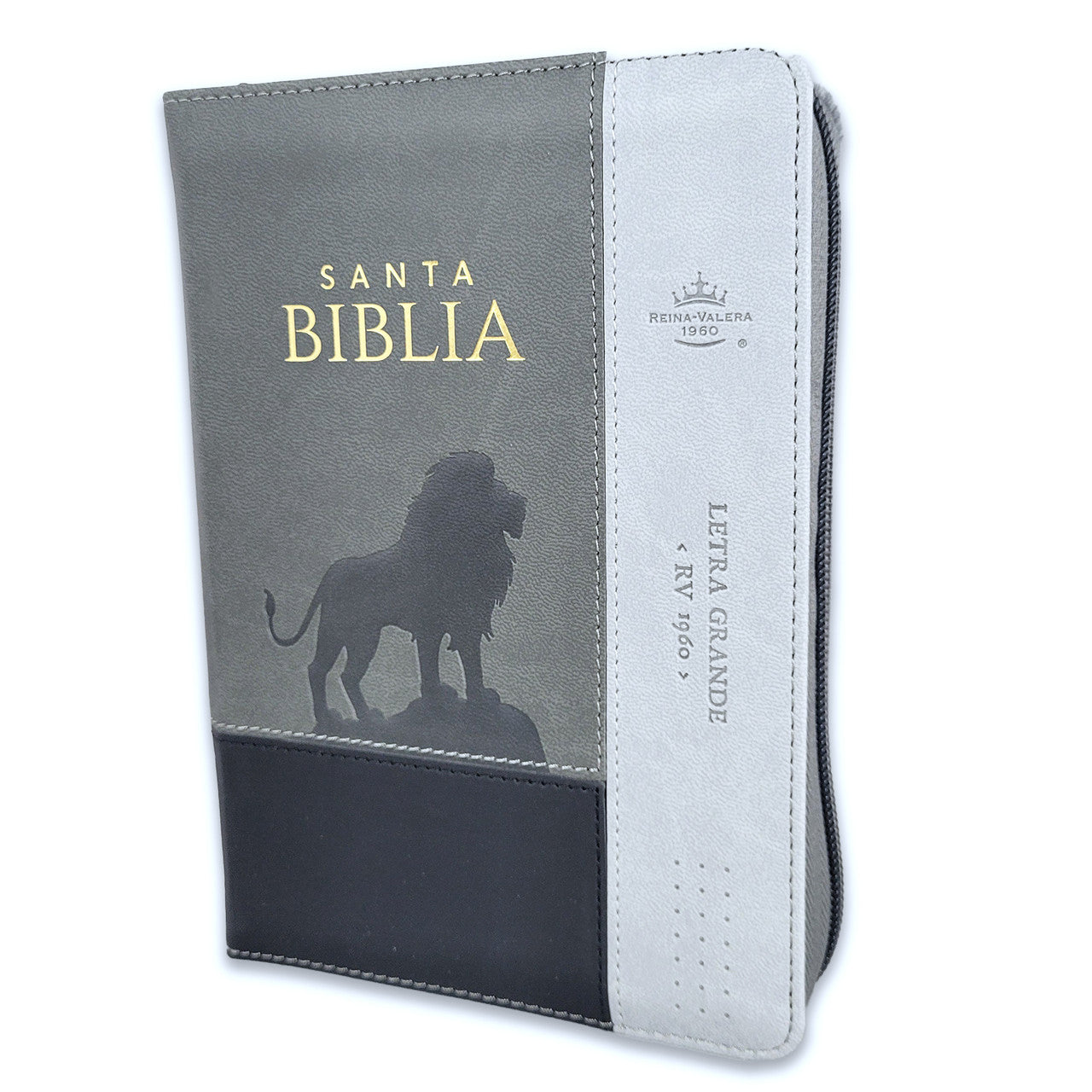 Santa Biblia Reina Valera 1960 compacta letra grande con zipper — disponible en La Librería del Evangelio