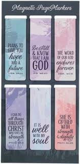 Magnetic pagemarkers — available at The Gospel Bookstore