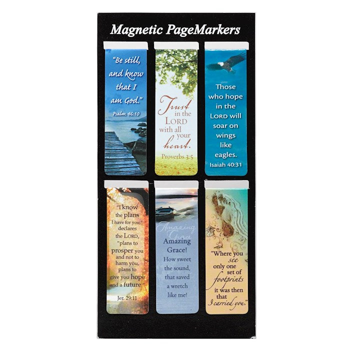 Magnetic pagemarkers — available at The Gospel Bookstore