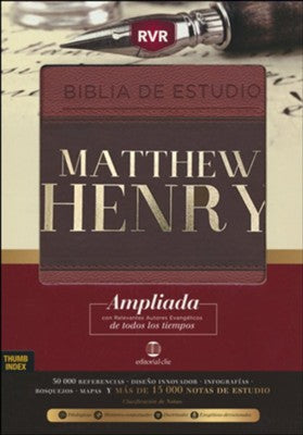 Biblia de estudio mathew henry