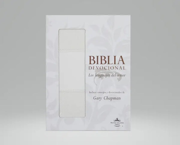 Biblia devocional: Lenguajes del amor RVR60 Blanco (Spanish Edition)