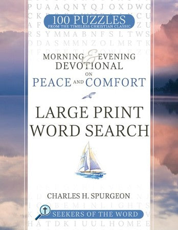 Morning & Evening Devotional. On Peace and Comfort. Large Print Word Search - Charles H. Spurgeon