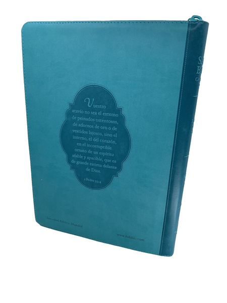 BIBLIA RVR 1960 LETRA SUPERGIGANTE (turquesa)