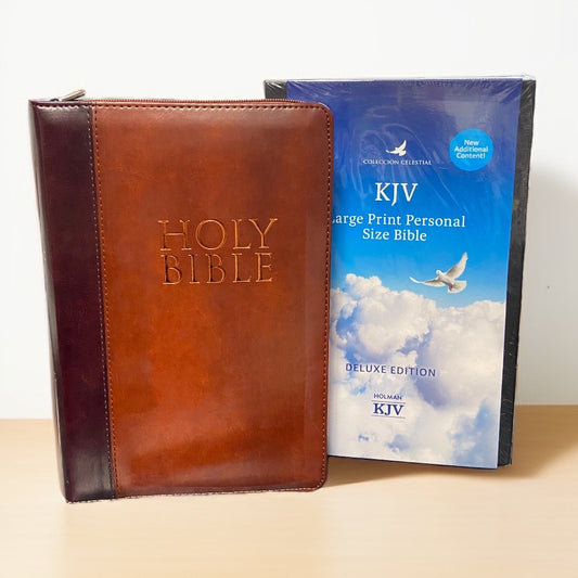 KJV LARGE PRINT PERSONAL SIZE BIBLE — available at The Gospel Bookstore