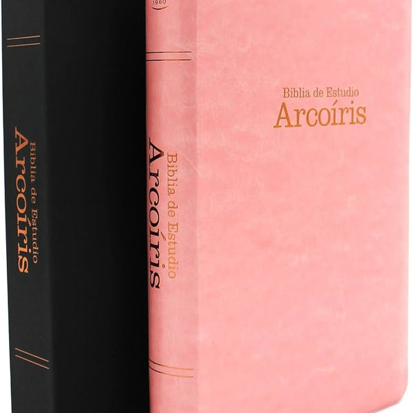 Biblia De Estudio Arcoíris Edición Especial (Rosa)