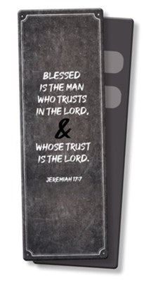 Bookmark Blessed is the Man (Jeremiah 17:7) — available at The Gospel Bookstore