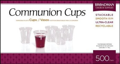 Communion cups 500 — available at The Gospel Bookstore