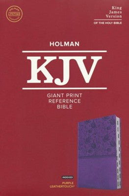 KJV BIBLE GIANT PRINT PURPLE WITH INDEX