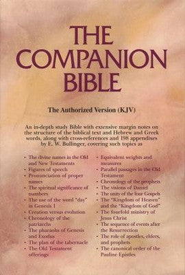 The Companion Bible The Authorized Version (KJV)