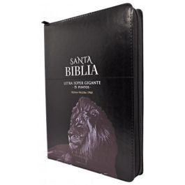 Santa Biblia Reina Valera 1960 letra gigante con zipper