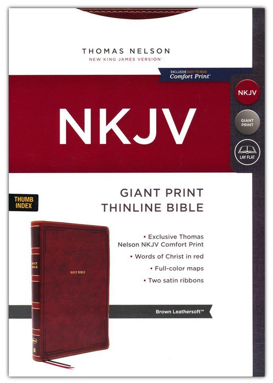 Biblia NKJV de letra grande delgada
