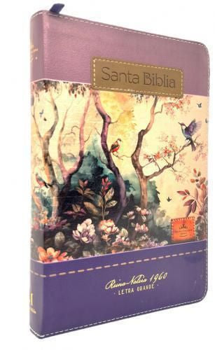 Santa Biblia letra grande con zipper