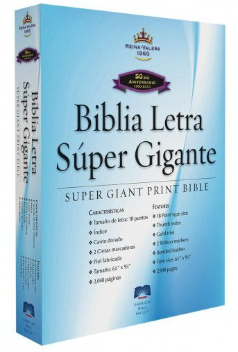 BIBLIA LETRA SUPER GIGANTE , RVR90 Super Large Print (Spanish Edition) — disponible en La Librería del Evangelio