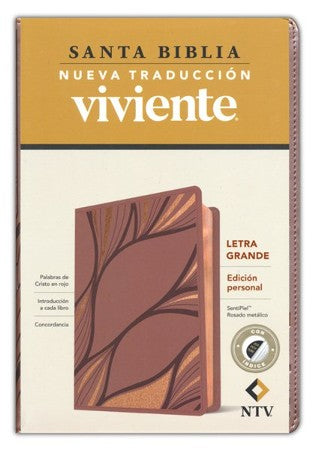 Santa Biblia Nueva traducción viviente letra grande — disponible en La Librería del Evangelio