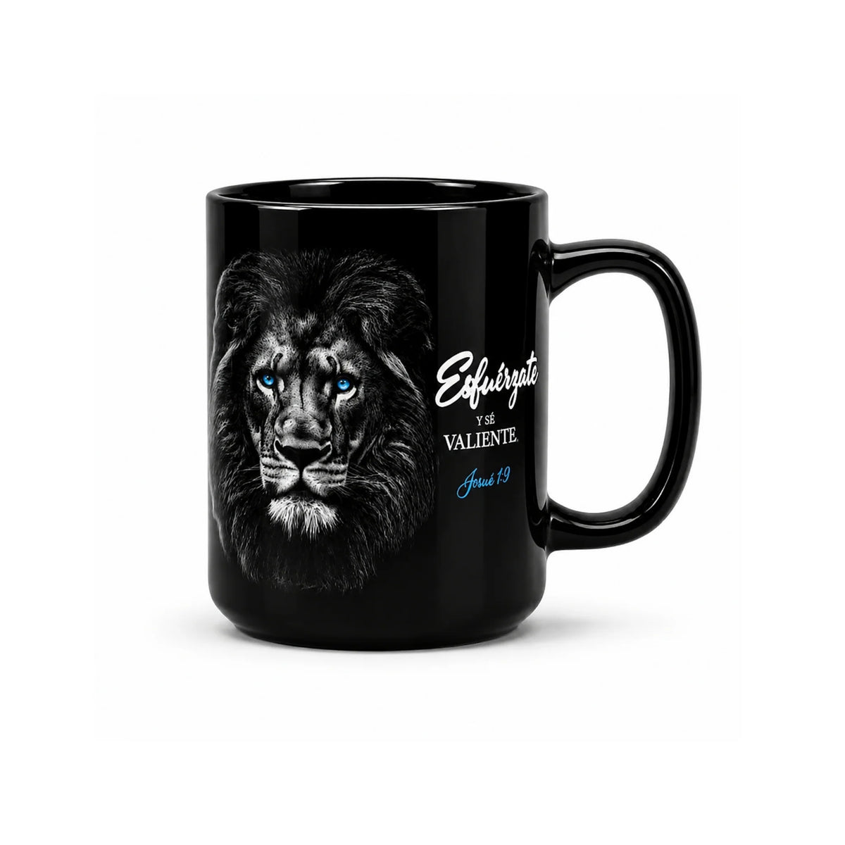 Taza 23oz ESFUÉRZATE Y SE VALIENTE - Josue 1:9