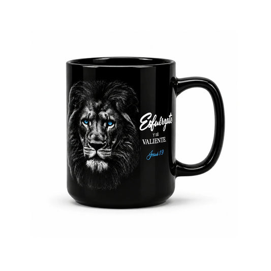 Taza 23oz ESFUÉRZATE Y SE VALIENTE - Josue 1:9