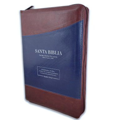 Santa Biblia Reina Valera 1960 Letra Supergigante con cierre y indice