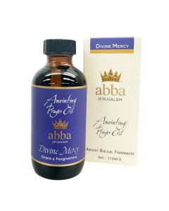Divine Mercy oil 4oz — available at The Gospel Bookstore
