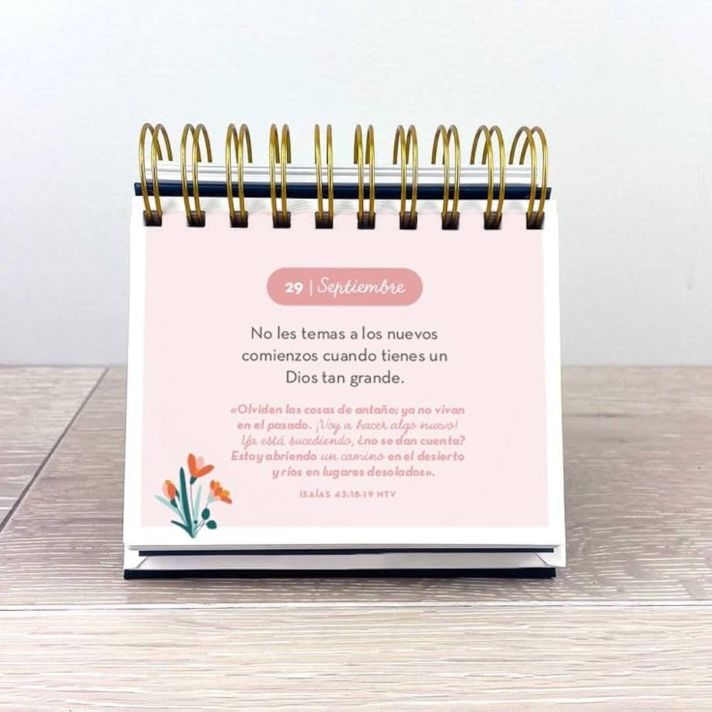 Calendario perpetuo Frases y versículos para cada día del año