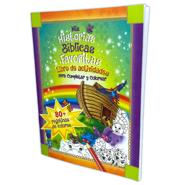 Mis Historias Bíblicas Favoritas. Libro de Actividades para completar y colorear