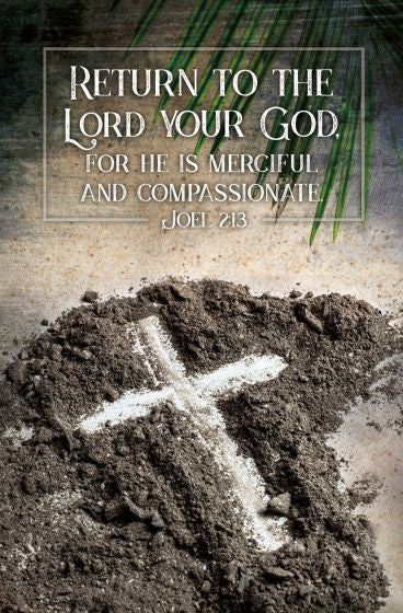 Return to the Lord Your God bulletin pkg of 100 — available at The Gospel Bookstore