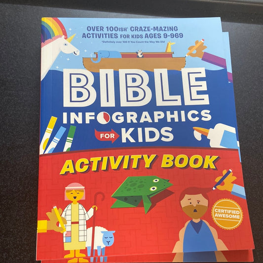 Bible infographics for kids — available at The Gospel Bookstore