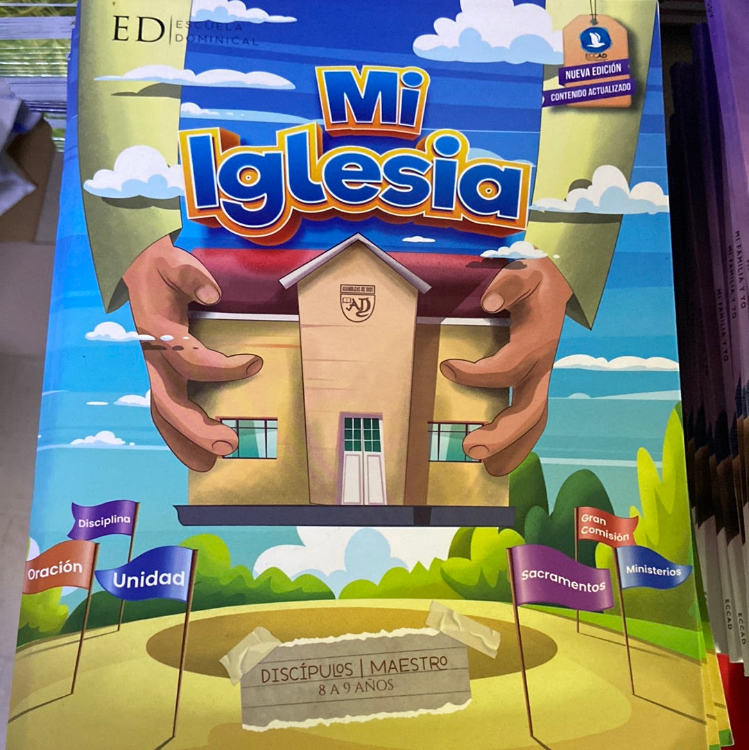 Mi iglesia maestro 8 a 9 años — disponible en La Librería del Evangelio